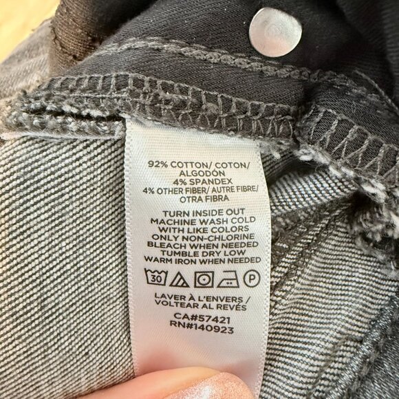 🩶 LOFT Slim Straight Gray Jeans | Size 10 - Picture 4 of 7
